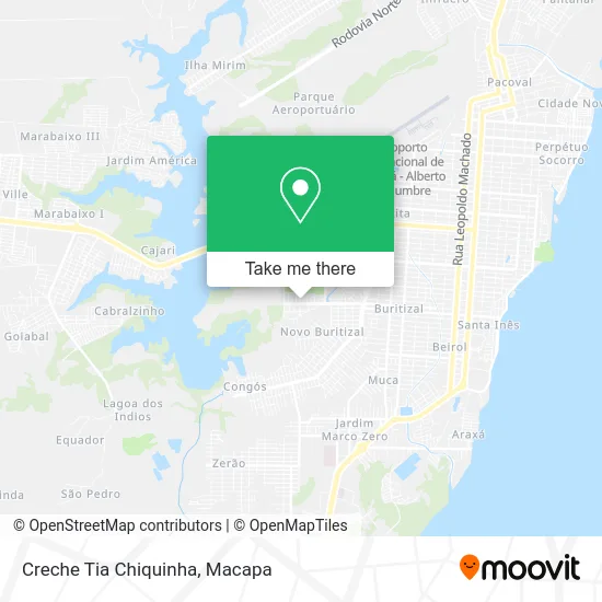 Creche Tia Chiquinha map