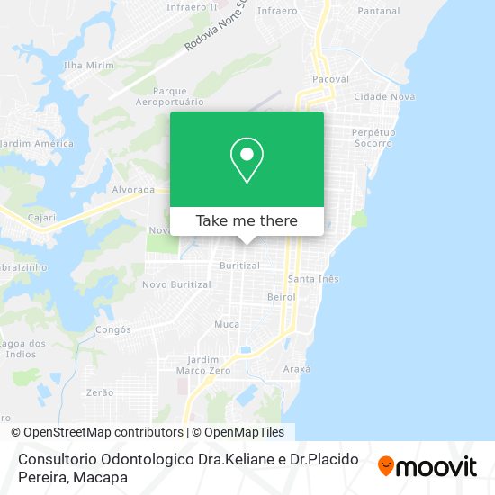 Consultorio Odontologico Dra.Keliane e Dr.Placido Pereira map