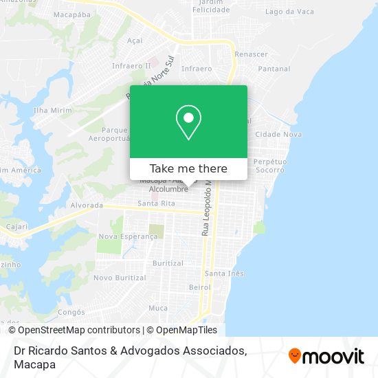 Dr Ricardo Santos & Advogados Associados map