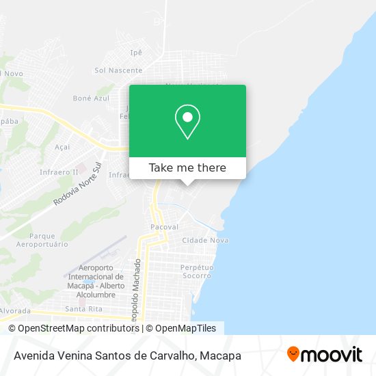 Avenida Venina Santos de Carvalho map