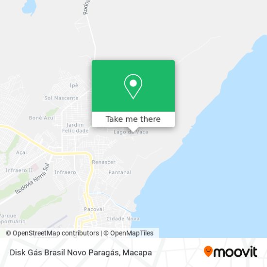 Disk Gás Brasil Novo Paragás map