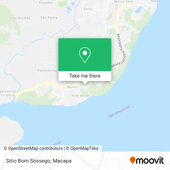 Sitio Bom Sossego map