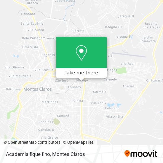 Academia fique fino map