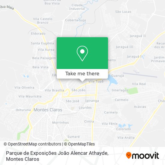 Mapa Parque de Exposições João Alencar Athayde