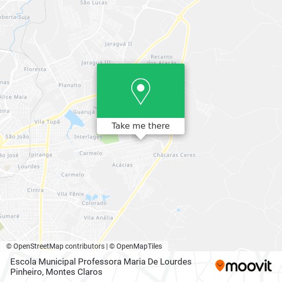 Escola Municipal Professora Maria De Lourdes Pinheiro map