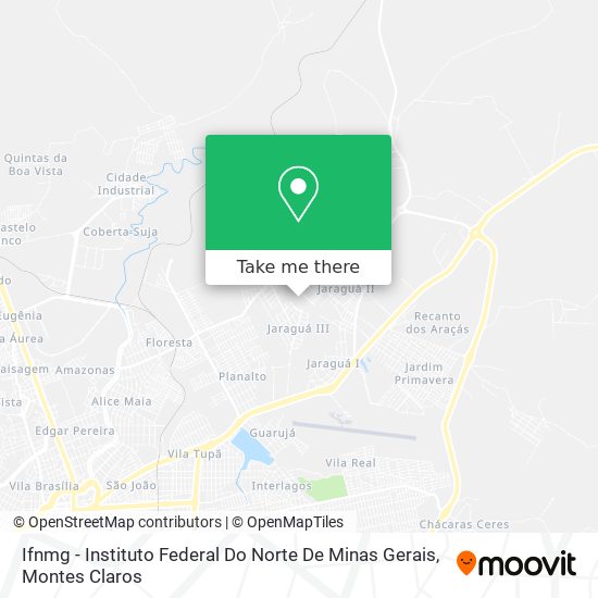 Ifnmg - Instituto Federal Do Norte De Minas Gerais map