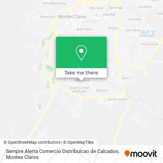 Sempre Alerta Comercio Distribuicao de Calcados map
