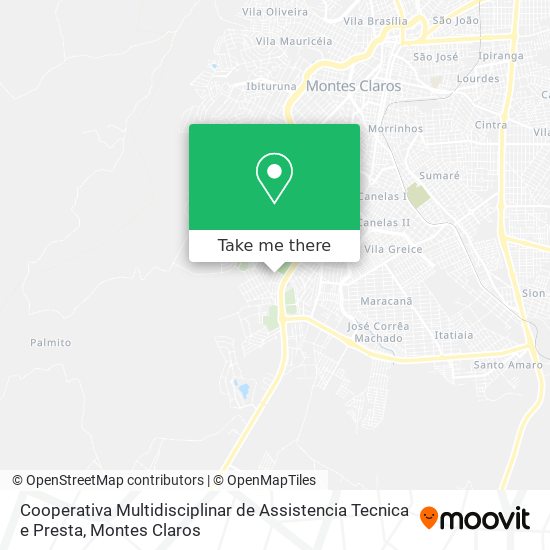 Cooperativa Multidisciplinar de Assistencia Tecnica e Presta map