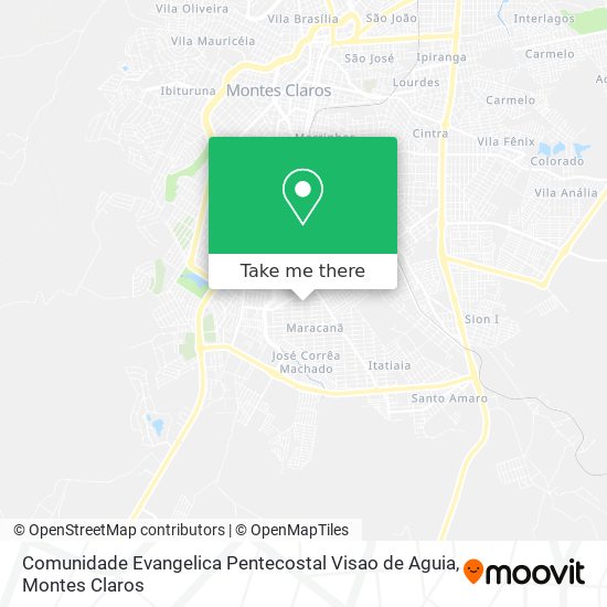 Comunidade Evangelica Pentecostal Visao de Aguia map