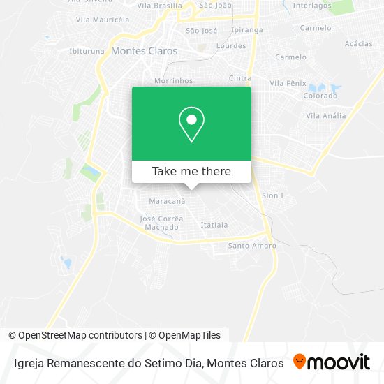 Igreja Remanescente do Setimo Dia map