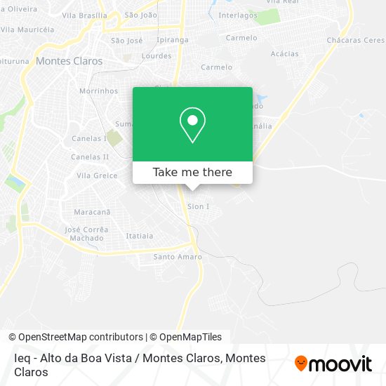 Ieq - Alto da Boa Vista / Montes Claros map