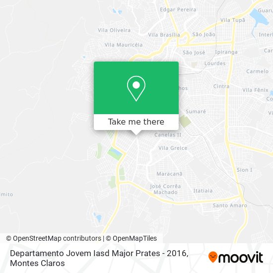 Departamento Jovem Iasd Major Prates - 2016 map