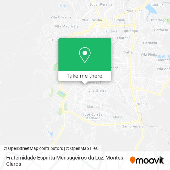 Fraternidade Espírita Mensageiros da Luz map
