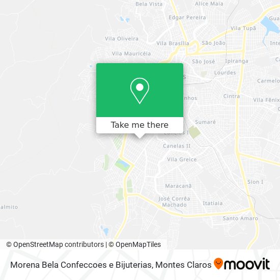 Morena Bela Confeccoes e Bijuterias map