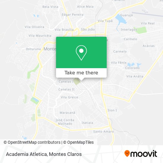 Mapa Academia Atletica