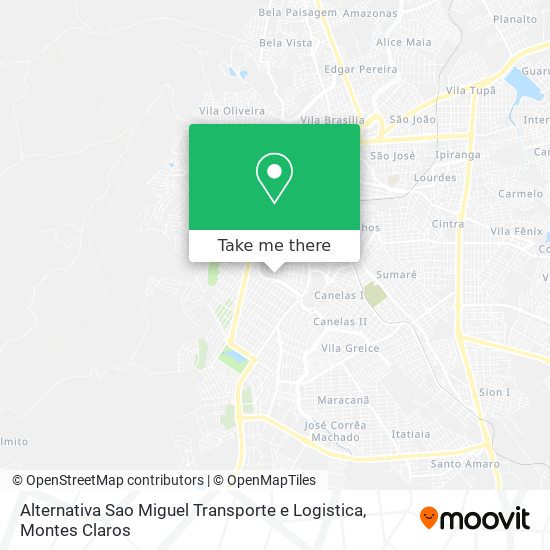 Alternativa Sao Miguel Transporte e Logistica map