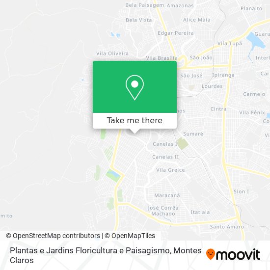 Plantas e Jardins Floricultura e Paisagismo map