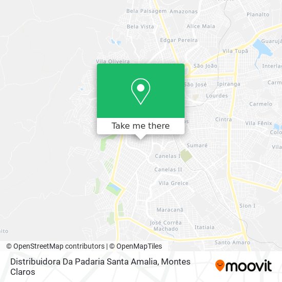 Distribuidora Da Padaria Santa Amalia map