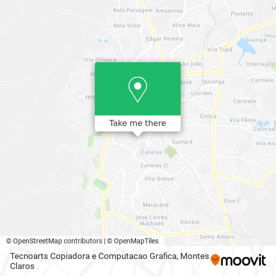 Tecnoarts Copiadora e Computacao Grafica map