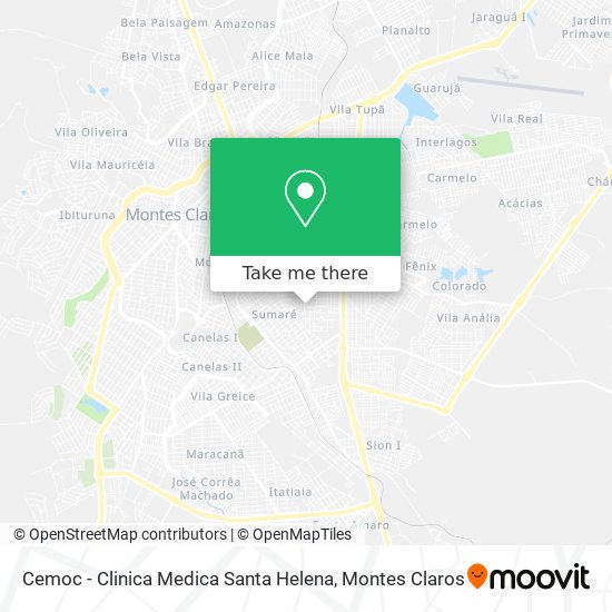 Mapa Cemoc - Clinica Medica Santa Helena