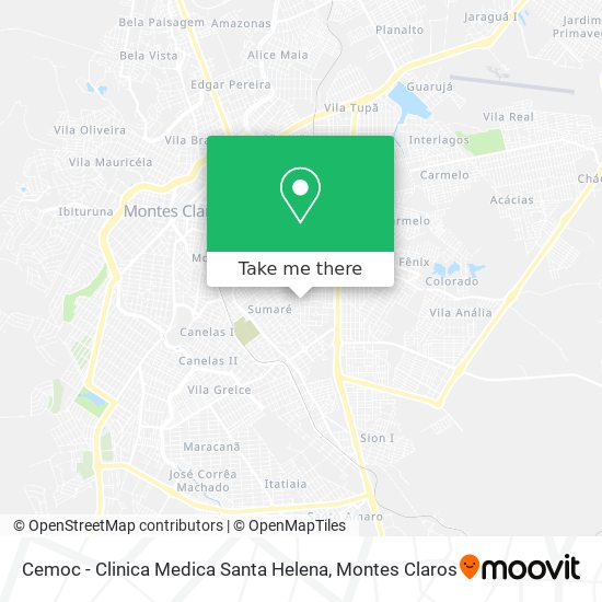 Cemoc - Clinica Medica Santa Helena map