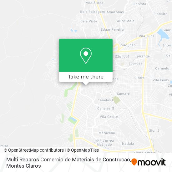 Multi Reparos Comercio de Materiais de Construcao map