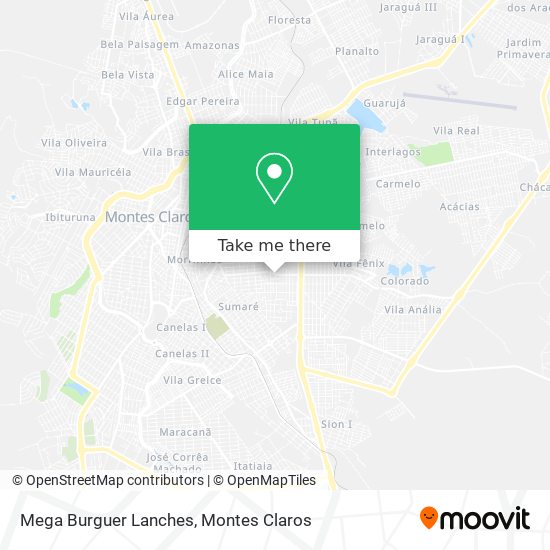 Mega Burguer Lanches map