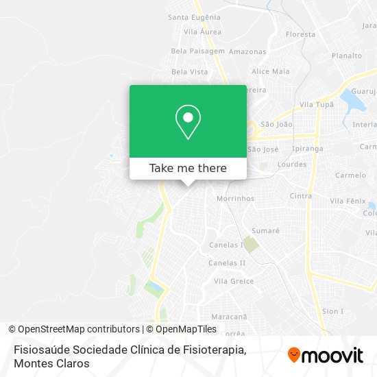 Fisiosaúde Sociedade Clínica de Fisioterapia map