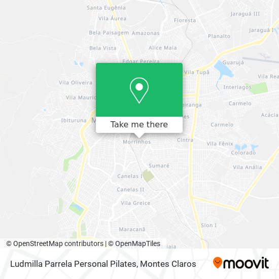 Ludmilla Parrela Personal Pilates map