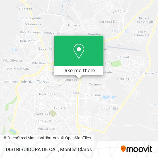 DISTRIBUIDORA DE CAL map