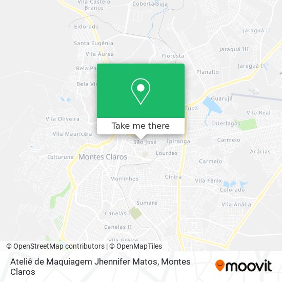 Ateliê de Maquiagem Jhennifer Matos map