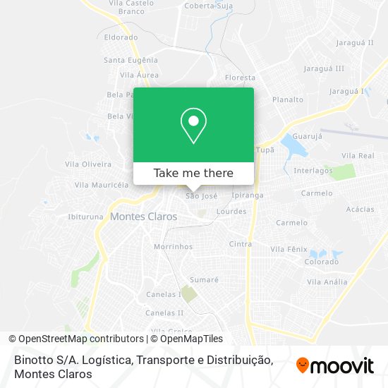 Binotto S / A. Logística, Transporte e Distribuição map