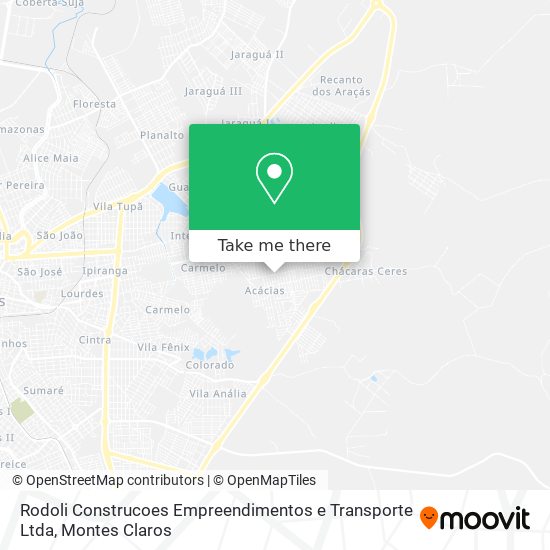 Rodoli Construcoes Empreendimentos e Transporte Ltda map