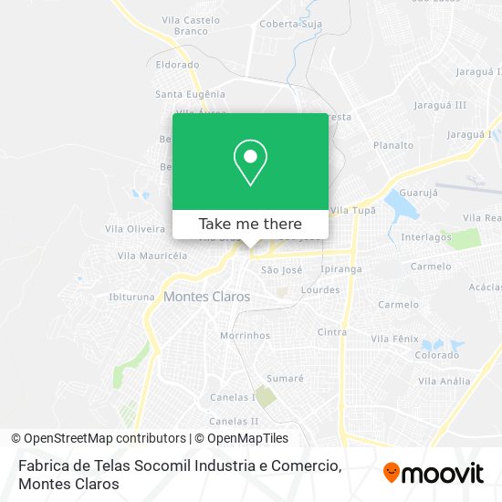 Fabrica de Telas Socomil Industria e Comercio map