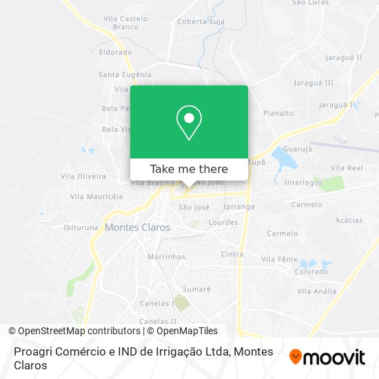 Proagri Comércio e IND de Irrigação Ltda map