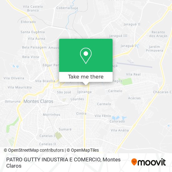 PATRO GUTTY INDUSTRIA E COMERCIO map