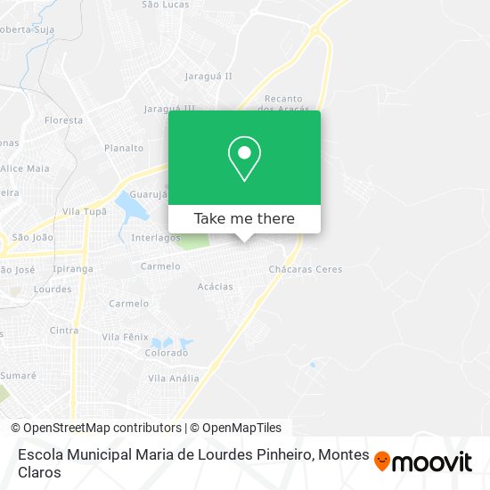 Escola Municipal Maria de Lourdes Pinheiro map