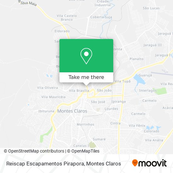 Reiscap Escapamentos Pirapora map