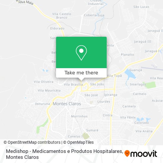 Mapa Medishop - Medicamentos e Produtos Hospitalares