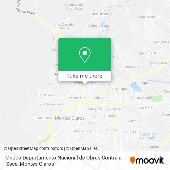 Dnocs-Departamento Nacional de Obras Contra a Seca map