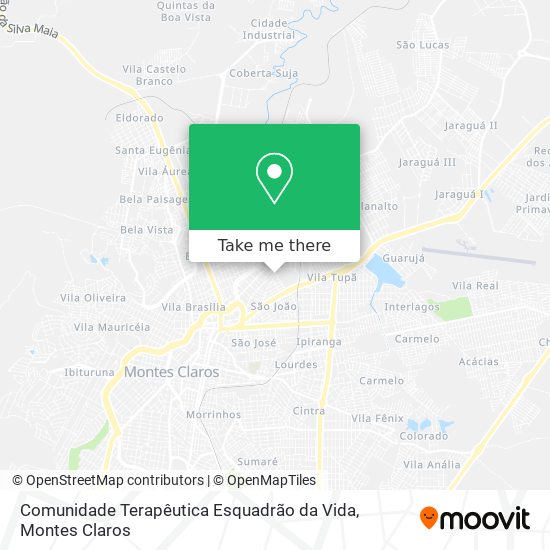 Comunidade Terapêutica Esquadrão da Vida map