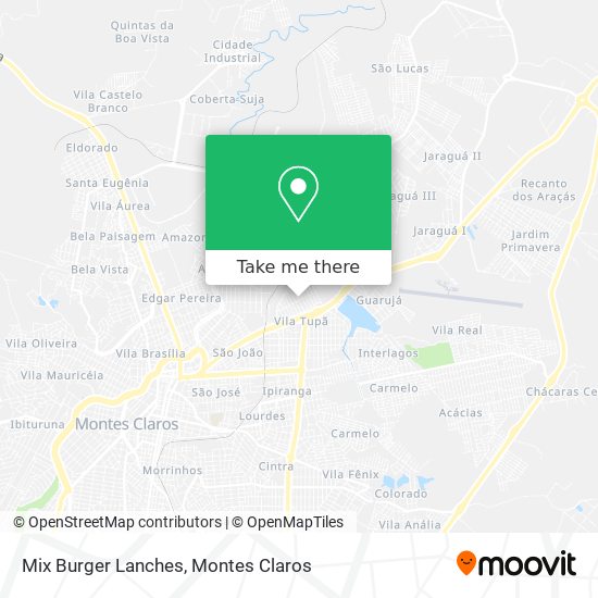 Mix Burger Lanches map