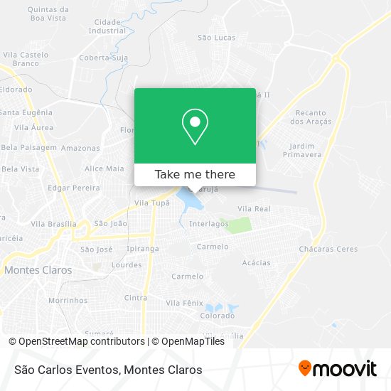 São Carlos Eventos map