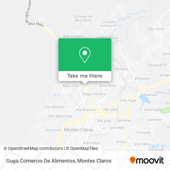 Guga Comercio De Alimentos map