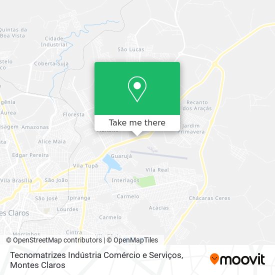 Tecnomatrizes Indústria Comércio e Serviços map