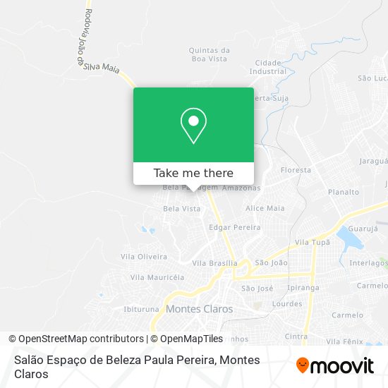 Salão Espaço de Beleza Paula Pereira map