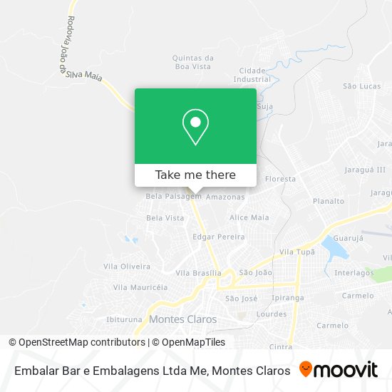 Embalar Bar e Embalagens Ltda Me map