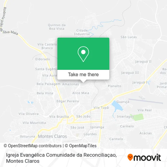 Igreja Evangélica Comunidade da Reconciliaçao map