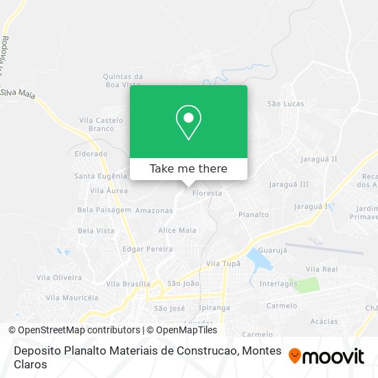 Deposito Planalto Materiais de Construcao map