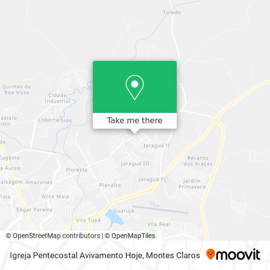 Igreja Pentecostal Avivamento Hoje map